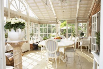Bright Sunroom Design